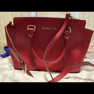 Michael Kors leather satchel
